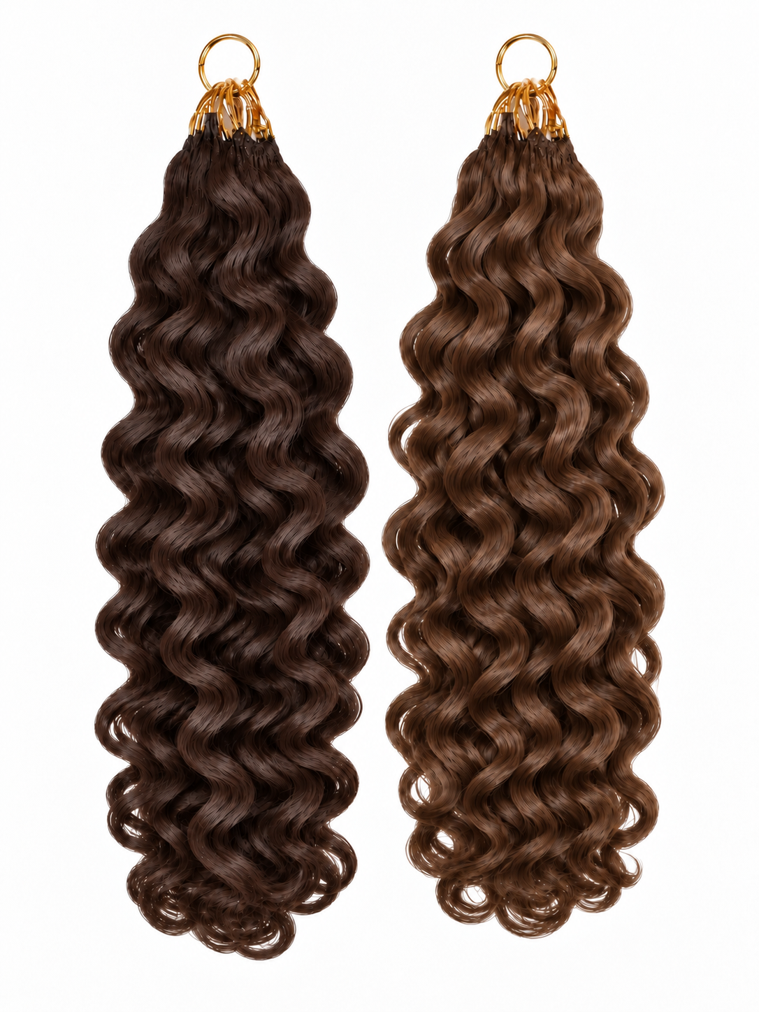 Brown Water Wave Invisi-Lux Crochet Bundles (Launching Oct 9th at 10 AM CST)